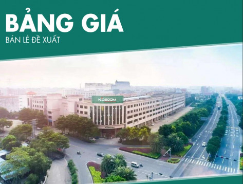 Catalogus bảng giá đèn LED Kosoom