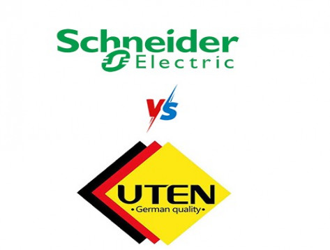 So sánh thiết bị điện Schneider và Uten – Lựa chọn nào tối ưu cho công trình của bạn?