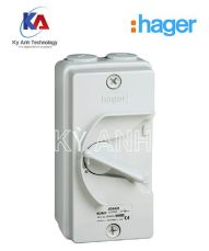 Cầu dao cách ly 3 pha 4 cực 20A Hager (isolator) - Model JG420U