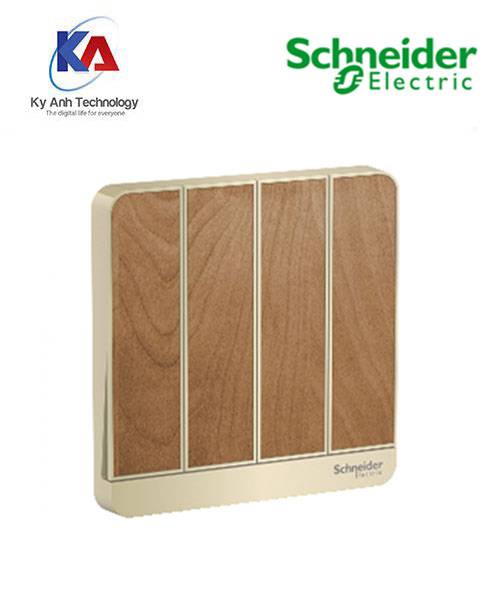 Công tắc bốn 2 chiều 16A E8334L2LED_WD_G19 AvatarOn Schneider