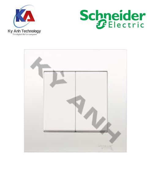 CÔNG TẮC ĐÔI 1 CHIỀU VIVACE MÀU TRẮNG SCHNEIDER PREMIUM KB32_1_WE
