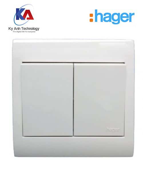 Công tắc đôi hager Slylea WXLE121