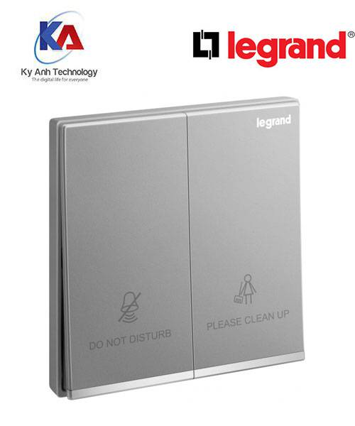 Công tắc dọn phòng khách sạn Màu Dark silver – 282416-c3