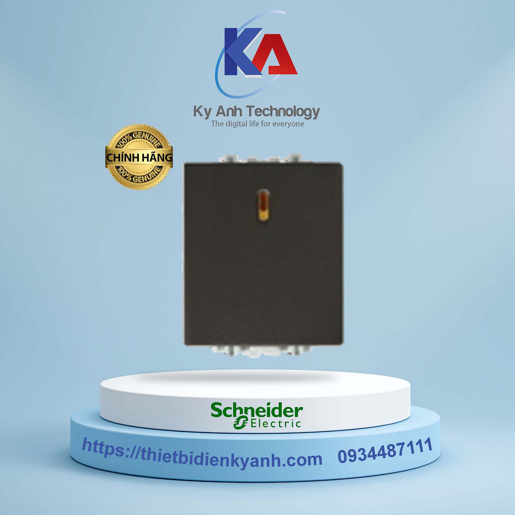 Công tắc 1 chiều size M 8431M_1_BZ_G19 Màu đồng