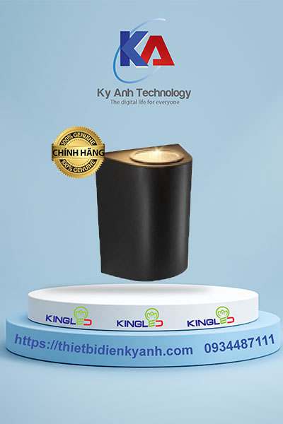 Đèn Led gắn tường ngoài trời 7W Kingled LWA0148A-BK