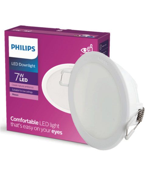 Đèn Downlight âm trần tròn Meson 080 6W Philips 59444
