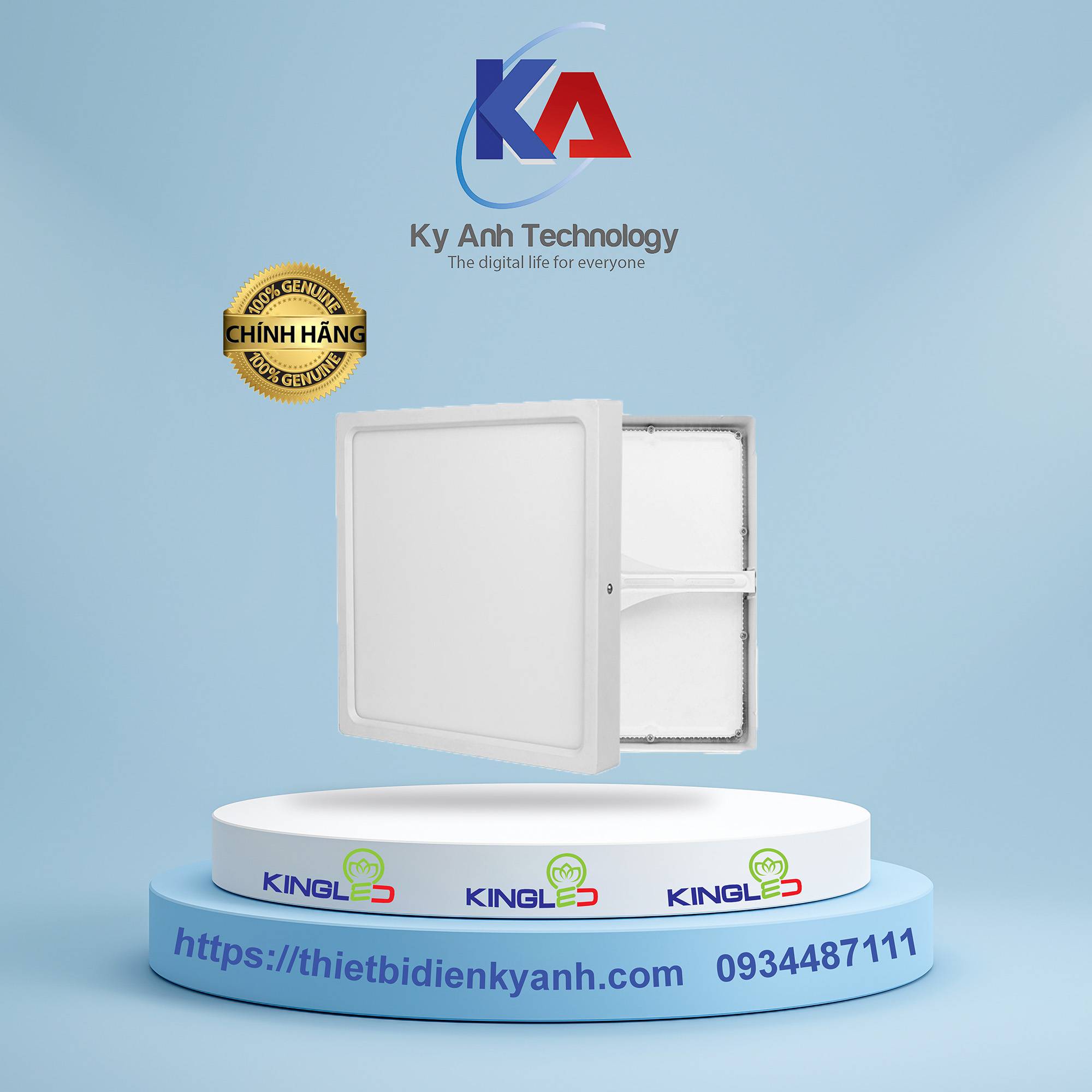 ĐÈN LED ỐP TRẦN 30W TRÒN KINGLED EC-ONL-30SS-V300-T