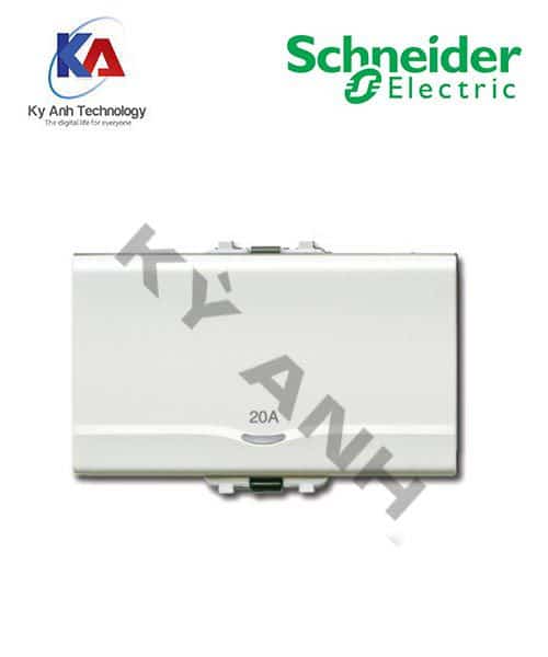 Công tắc 2 cực 20A có đèn báo size L Schneider - Concept 3031EMD20NM_G19