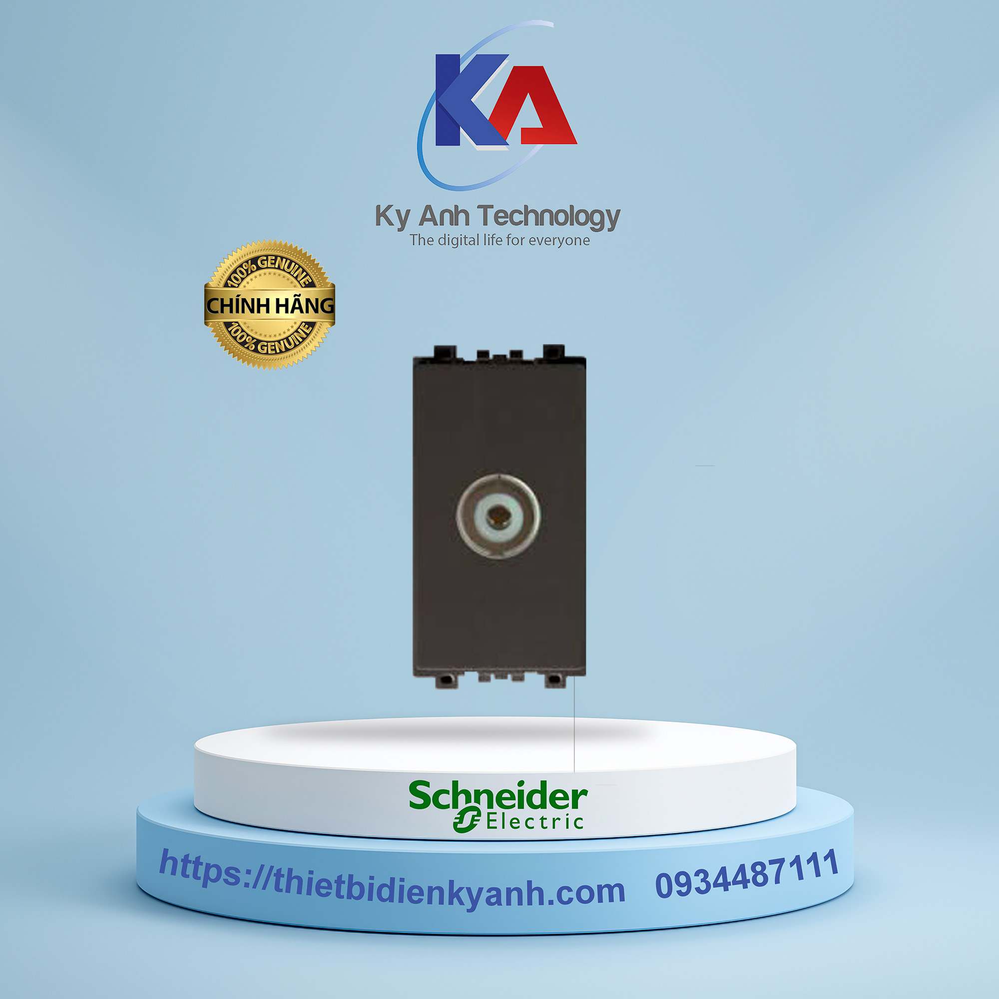 Ổ TV size S màu đồng - Model 8431STV_BZ_G19