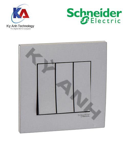 KB33_1_AS CÔNG TẮC BA 1 CHIỀU MÀU BẠC VIVACE SCHNEIDER