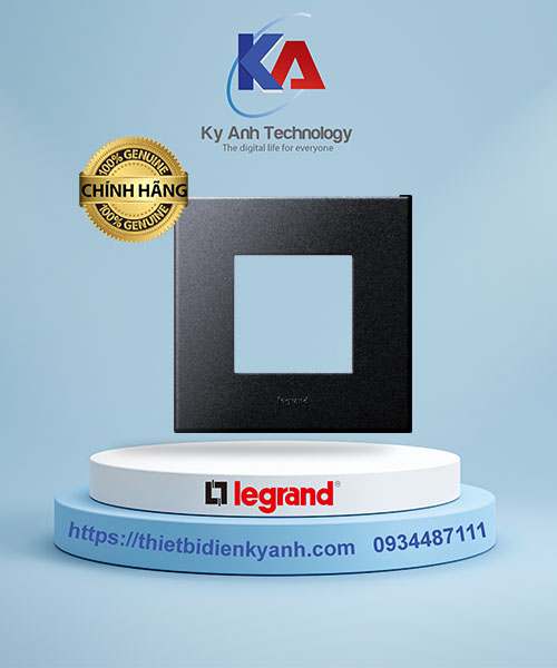 Mặt che vuông nhựa Graphite Arteor 2M - 575212