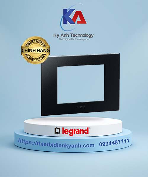 Mặt che chữ nhật nhựa Graphite Arteor 3M - 575012