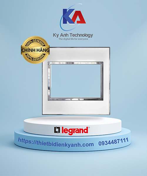 Mặt che vuông mặt kính trắng Arteor 3M - 575164 mirror white