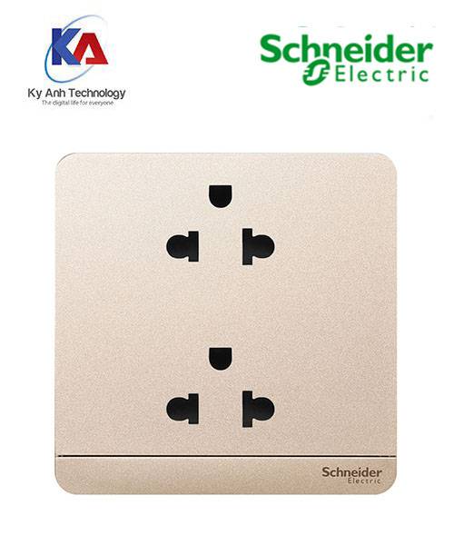 Ổ cắm đôi 3 chấu 16A E83426UES2_WG_G19 AvatarOn Schneide