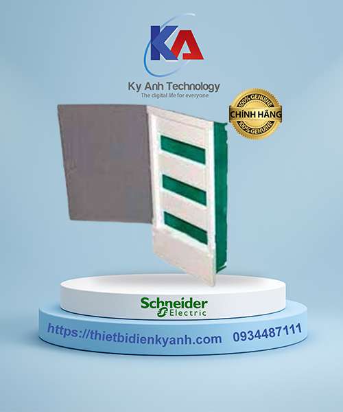 Tủ điện nhựa âm tường 36 module cửa mờ MIP22312T Schneider
